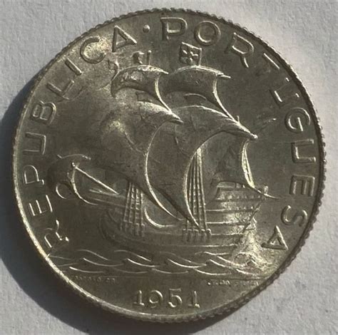 1951 Portugal Silver 2 5 Escudos M J Hughes Coins