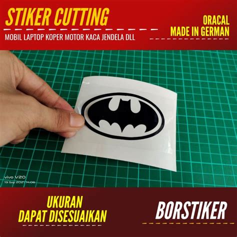 Jual Stiker Batman 3 Sticker Cutting Bahan Oracal Custom Logo Dll