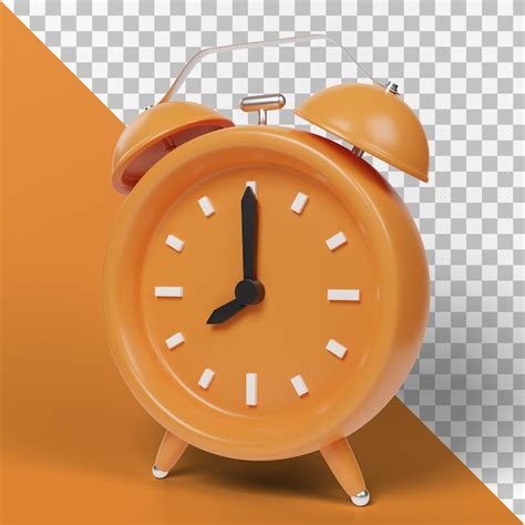 Reloj Despertador D Ilustraci N D Psd Premium Archivo Psd Premium