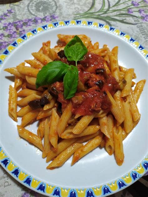 Penne Alle Melanzane Blog Di Cookingwithinno