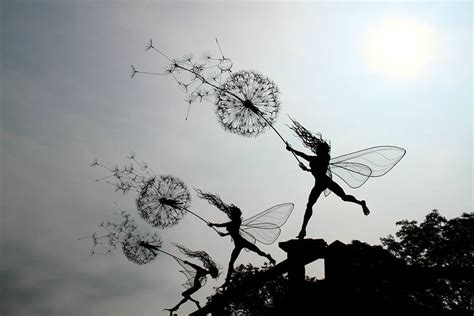 Robin Wight S Stainless Steel Fairies In The Fantasy Garden MOMENTS