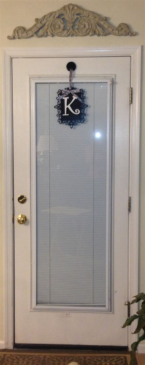 front door monogram personalize  entryway