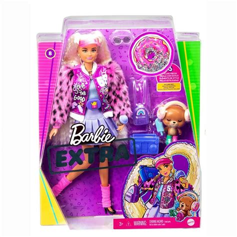 Шарнирная кукла Барби #8 из серии 'Extra', Barbie, Mattel [GYJ77]