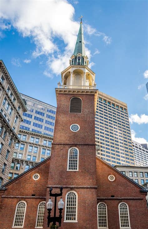 Old South Meeting House Boston Massachusetts Usa Stock Image