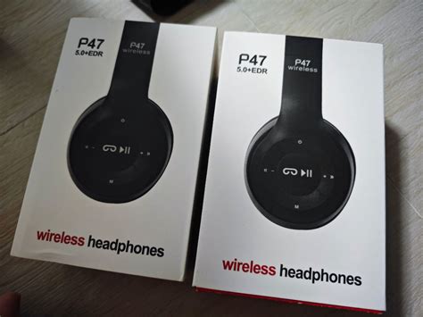 P47 wireless headphones, Audio, Headphones & Headsets on Carousell