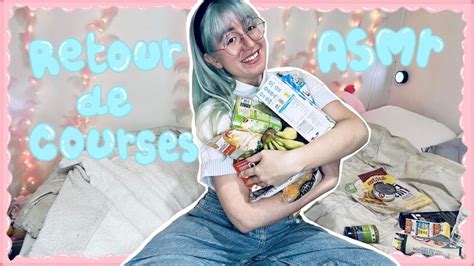 ASMR FR Haul Retour de courses spécial tapping YouTube