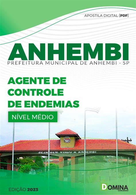 Apostila Pref Anhembi SP 2023 Agente Controle Endemias