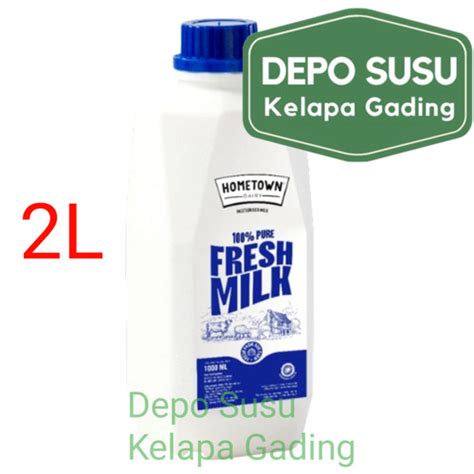 Promo Susu Segar Hometown 2L Home Town Fresh Milk Jakarta Utara