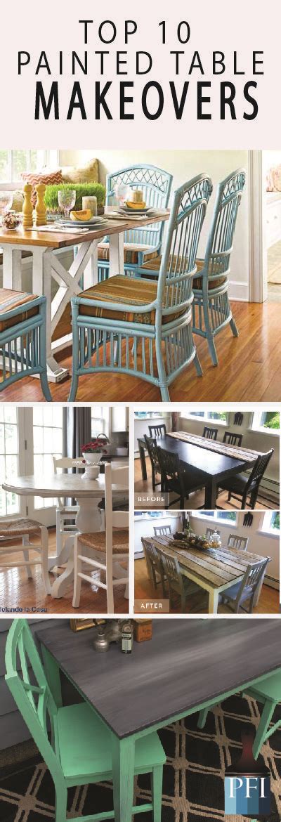 Top Kitchen Table Transformations Painted Furniture Ideas