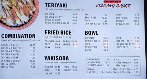 Menu At Joy Teriyaki Restaurant Tacoma Bridgeport Way W Unit 100