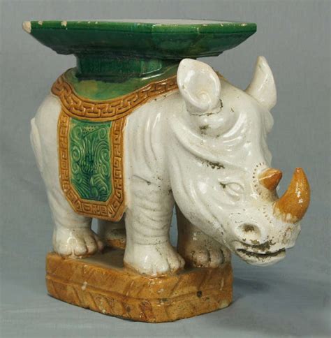 Rhinoceros Garden Seat at 1stDibs