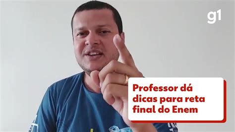 Lá Vem o Enem professor dá dicas de como fixar os conteúdos na reta