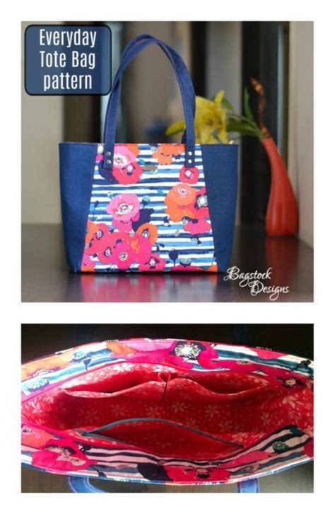 Everyday Tote Bag Pattern Sew Modern Bags