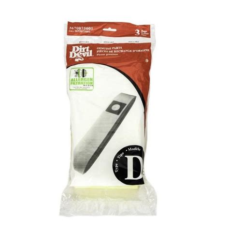 Dirt Devil Type D Vacuum Bags (3-Pack) | A to Z Vacuum