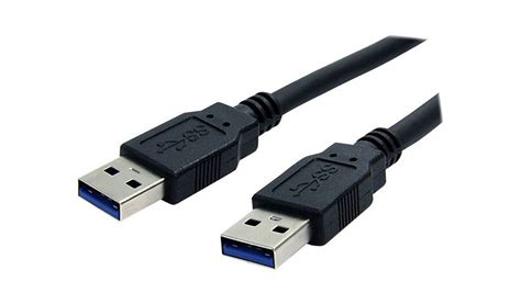 6 Ft Black Superspeed Usb 3 0 Cable A To A M M Usb3saa6bk Usb Cables