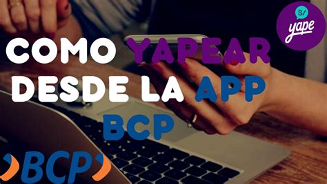 Utilizar Yape Desde App Bcp Youtube