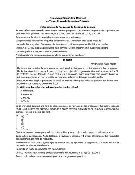 SOLUTION Cuadernillo Estudiante Lengua Espa Ola Tercer Grado De