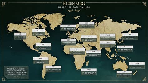 Elden Ring : Global Release Timings | Bandai Namco Europe