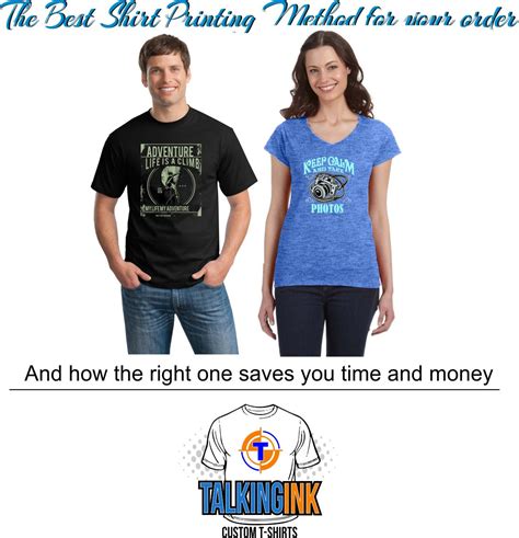 Choosing The Right Shirt Printing Method Talkingink Saint Louis