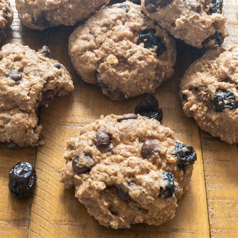 Dark Chocolate Cherry Oatmeal Cookies Thyme To Zest