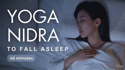 Yoga Nidra To Fall Asleep Mins Voice Only Youtube