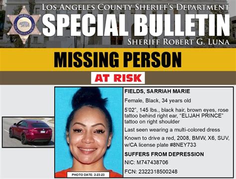 Authorities Seek Help Finding 34 Year Old Missing Woman With Depression