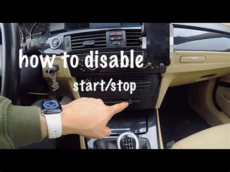 Comment désactiver définitivement le système Start Stop sur BMW Série