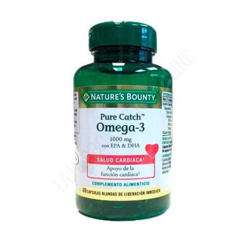 Pure Catch® Omega 3 Aceite De Pescado 1000 Mg Natures Bounty 60