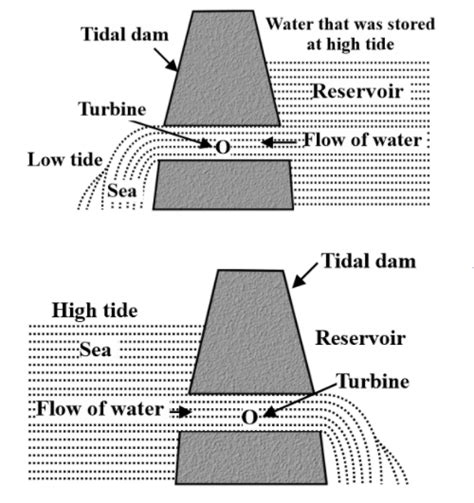 Tidal Energy Plant Diagram