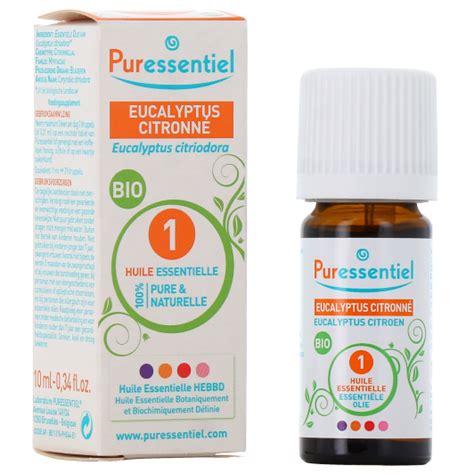 Puressentiel Eucalyptus Citronne Bio Huile Essentielle