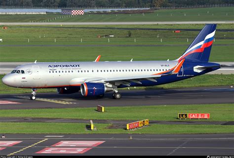 VP BLO Aeroflot Russian Airlines Airbus A320 214 WL Photo By Richard