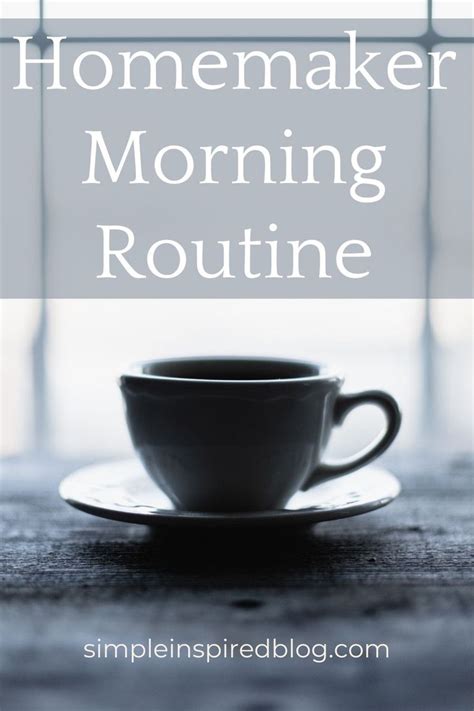 Homemaker Morning Routine My Morning Routine As A Housewife