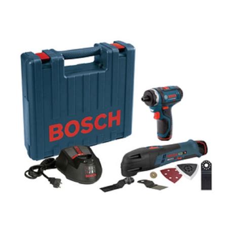 Bosch 10 Piece Cordless 12 Volt Variable Speed Oscillating Multi Tool Kit With Hard Case 2