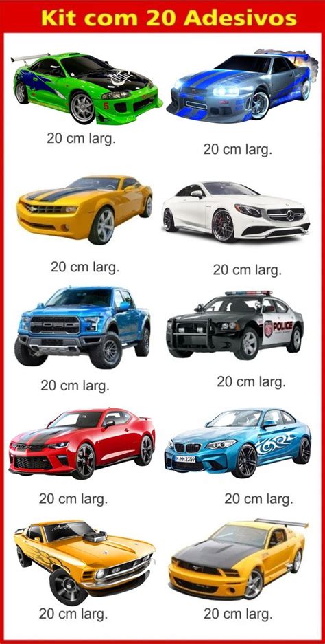 Adesivos Parede Decorativos Hot Carros Velozes Furiosos Elo
