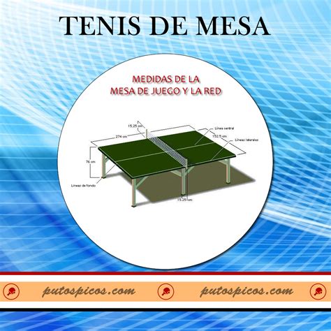 Medida Mesa Tenis De Mesa - tenis de mesa - putospicospuntocom: Medidas de la mesa y la red del ...