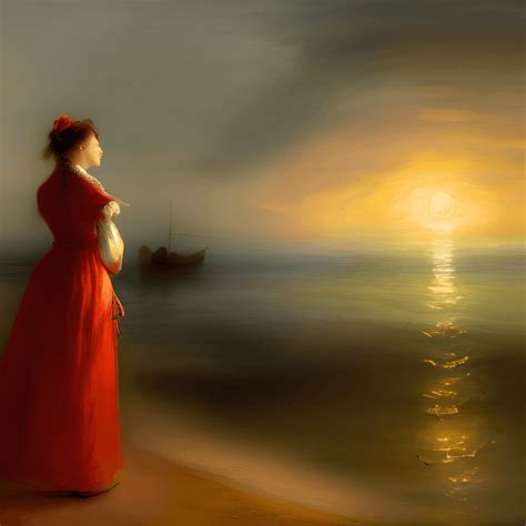 Paint a Romantic Landscape at the Seaside · Creative Fabrica