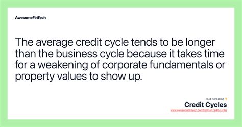 credit cycles awesomefintech blog