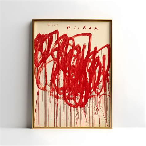 Cy Twombly Untitled Bacchus 1st Version Ii 2004 Abstract