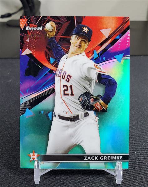 2021 Topps Finest Aqua Refractor 94 Zack Greinke 199 For Sale