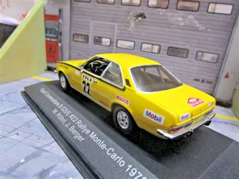 OPEL COMMODORE GS E Rallye Monte Carlo 1973 22 Röhrl Mobil CMR IXO 1