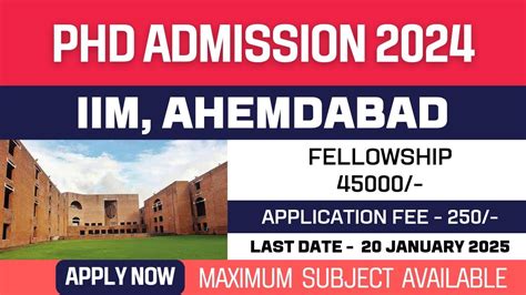 New Phd Admission Indian Institute Of Management Iim Ahmedabad