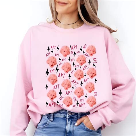 Rose Bruno Mars Apt Rose Sweatshirt Rose Rosie Black Pink Album BP