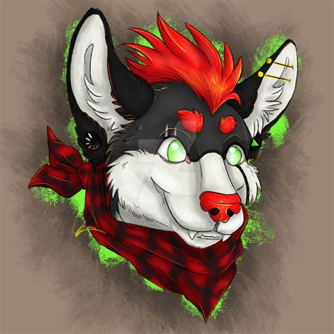 Corgi Colored Sketch Headshot By Colourenart On Deviantart