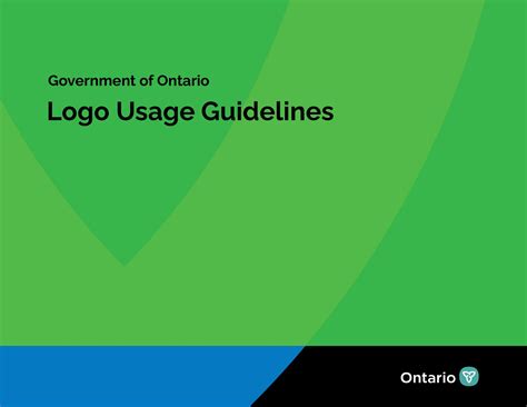 Government of Ontario | PDF document | Branding Style Guides