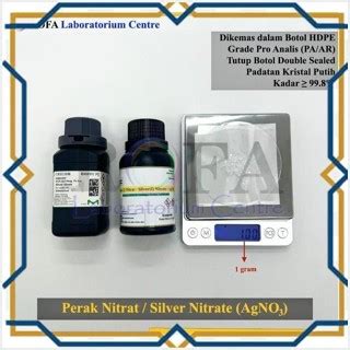 Jual Rof Perak Nitrat Silver Nitrate Agno Merck Eceran