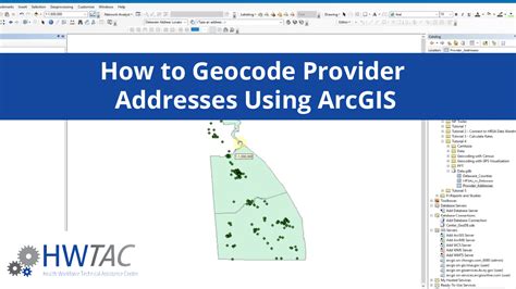 How To Geocode Provider Addresses Using Arcgis Health Workforce