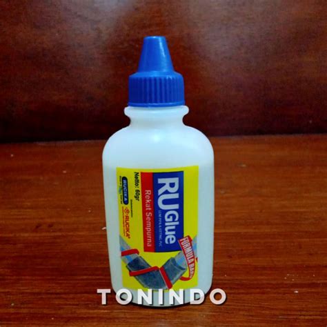 Jual Lem Pipa Dan Fitting PVC RUGlue Botol 60gr Shopee Indonesia