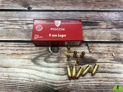 Amunicja centralnego zapłonu 9x19mm FMJ Fiocchi 123gr Partner Broń