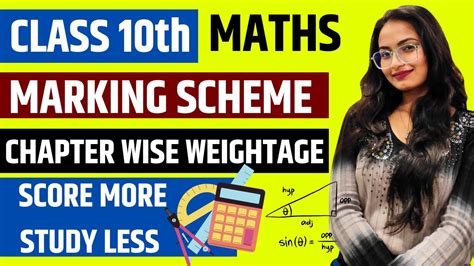 Class 10 Maths Blueprint 2023 24 Chapterwise Weightage Cbse Exam