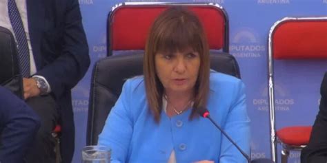 Patricia Bullrich Confirmó Que El Gobierno Sacó De La Ley Ómnibus El Artículo Que Limitaba Las